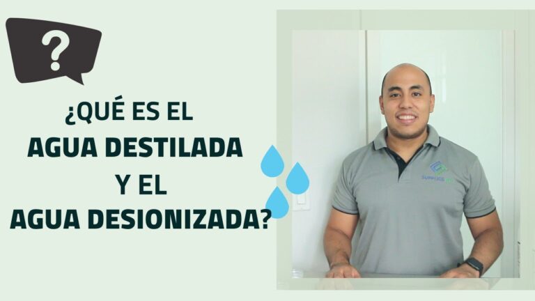 Diferencia entre agua destilada y desmineralizada - Beatriz Arroyo